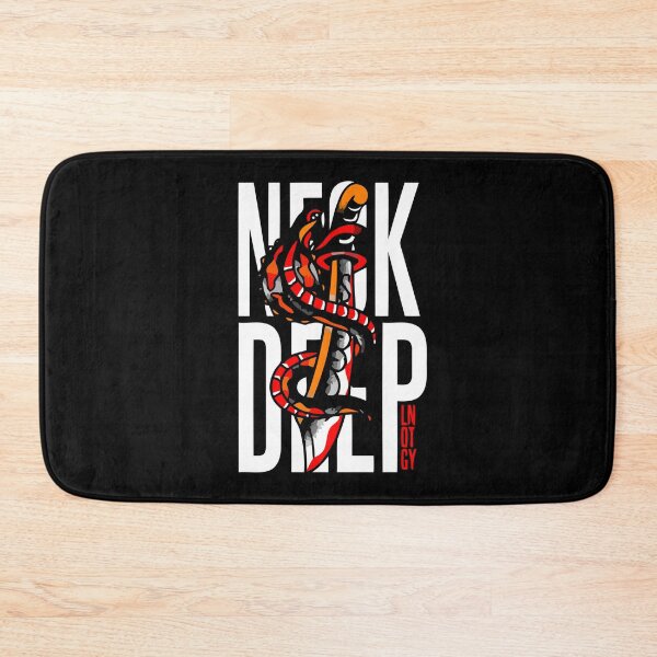 Item preview, Neck Deep "snake in the text" designed and sold by Zeemaliks.