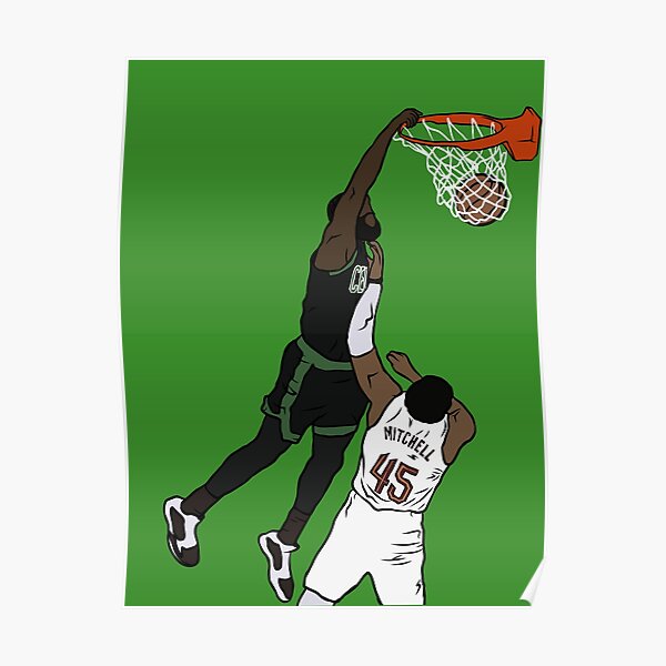 Jayson tatum hot sale poster lebron