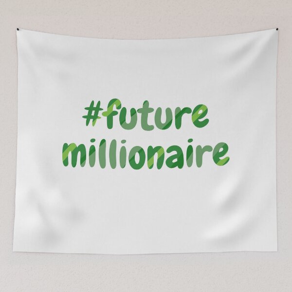 Item preview, #future millionaire green (white) designed and sold by zav2001.