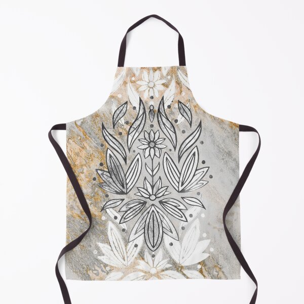 Item preview, Marble Grey Floral Art Deco designed and sold by TigaTiga.