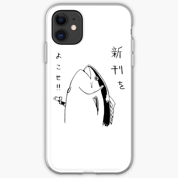 Japanese fish hold up iPhone Soft Case