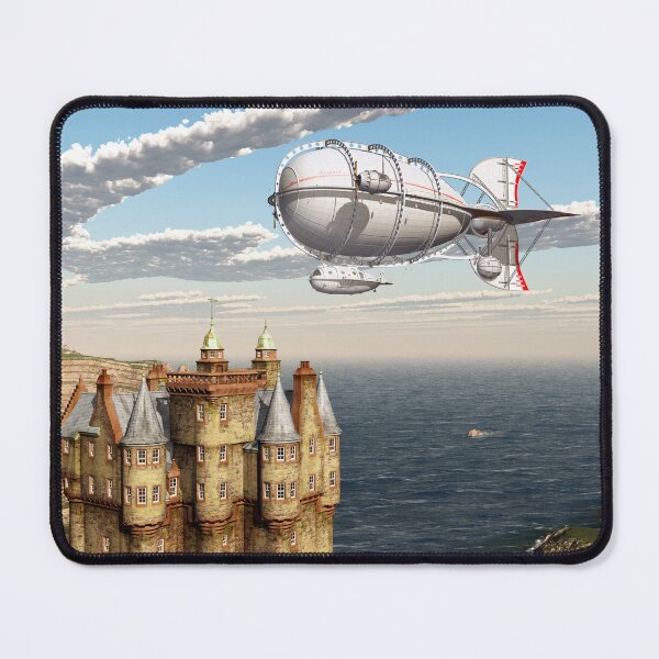 Item preview, Scottish castle and fantasy airship designed and sold by MIRO3D.