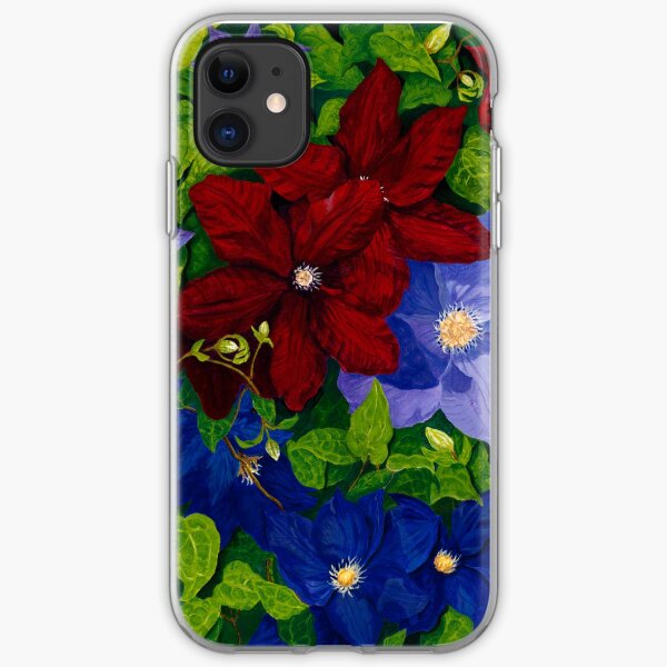 Morning Clematis iPhone Soft Case