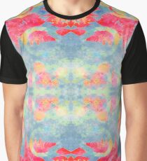 Red and blue: monoprinted pattern Graphic T-Shirt
