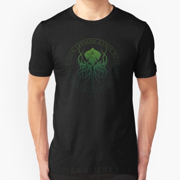 Cthulhu Sigil (poison) Slim Fit T-Shirt