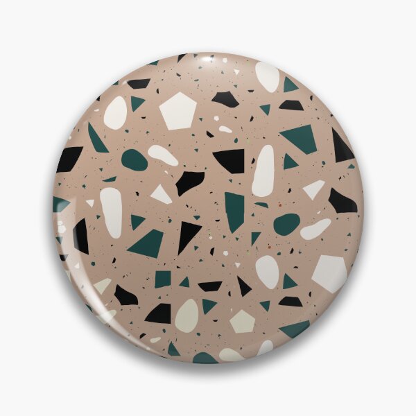 Item preview, Seamless Blue and Black Terrazzo Pattern designed and sold by zedonee.