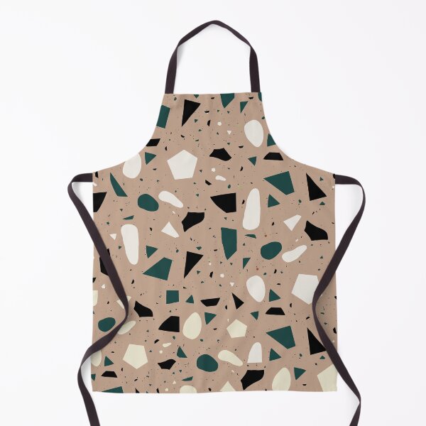 Item preview, Seamless Blue and Black Terrazzo Pattern designed and sold by zedonee.