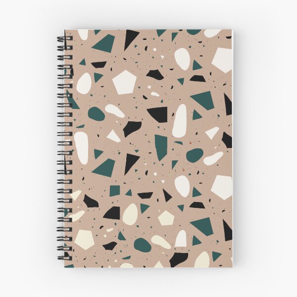 Item preview, Seamless Blue and Black Terrazzo Pattern designed and sold by zedonee.