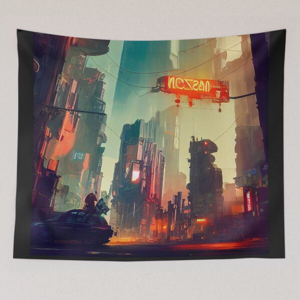 Item preview, Cyberpunk City Series designed and sold by VISIONARTIST.