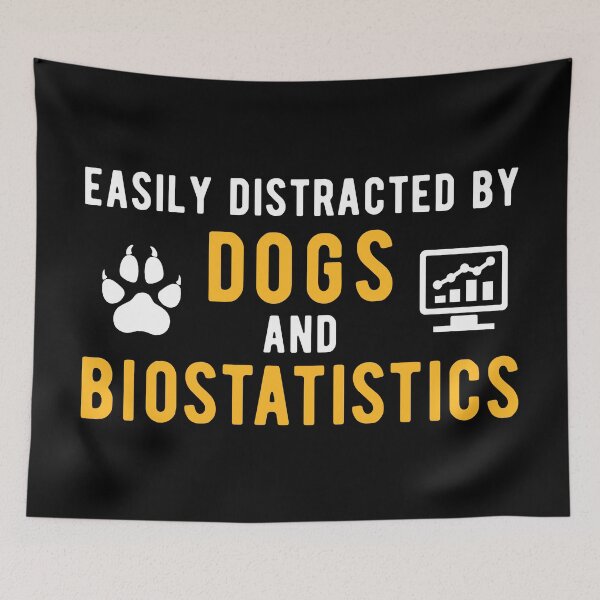 Item preview, Dog Lover Biostatistician Biostatistics designed and sold by NestaReign.