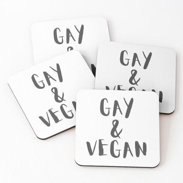 Item preview, Gay & Vegan designed and sold by PopFabrik.