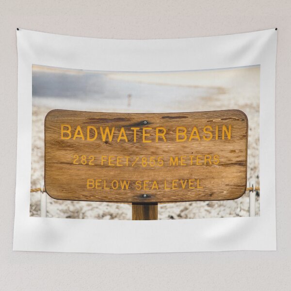 Item preview, Badwater Basin Sign designed and sold by LizzieMaher.