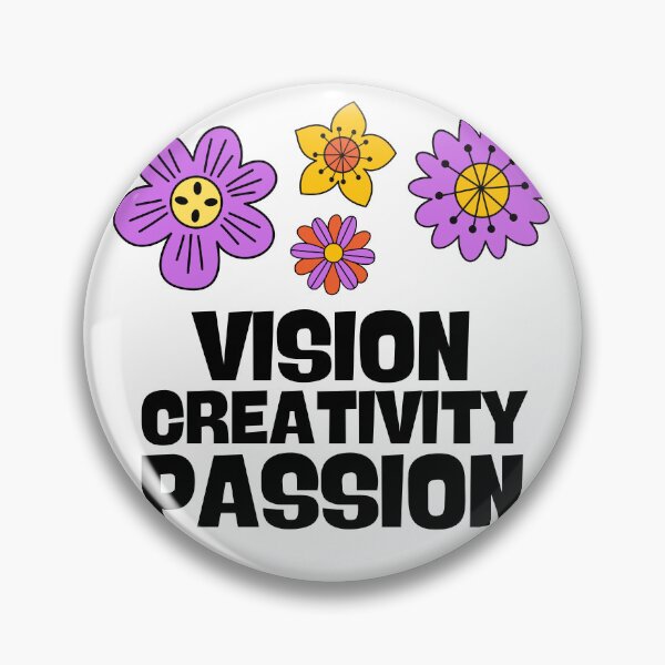 Item preview, Vision Creativity Passion Cute Flower designed and sold by CraftwithNadia.