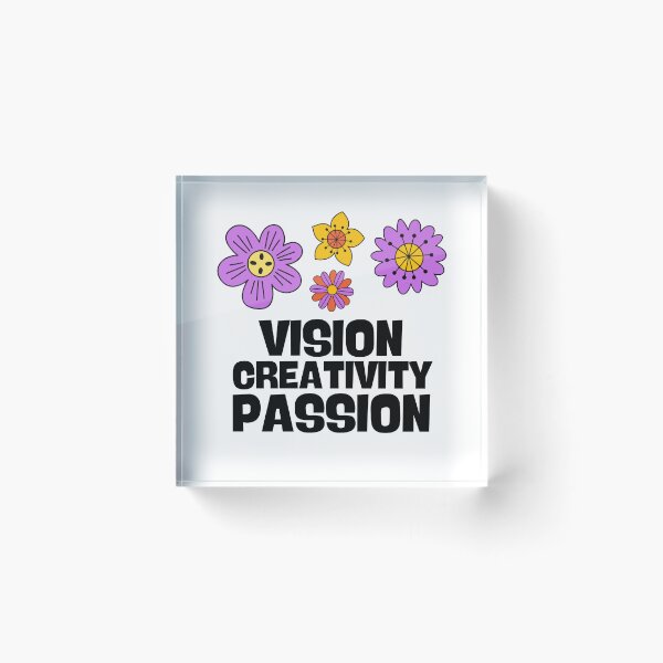 Item preview, Vision Creativity Passion Cute Flower designed and sold by CraftwithNadia.