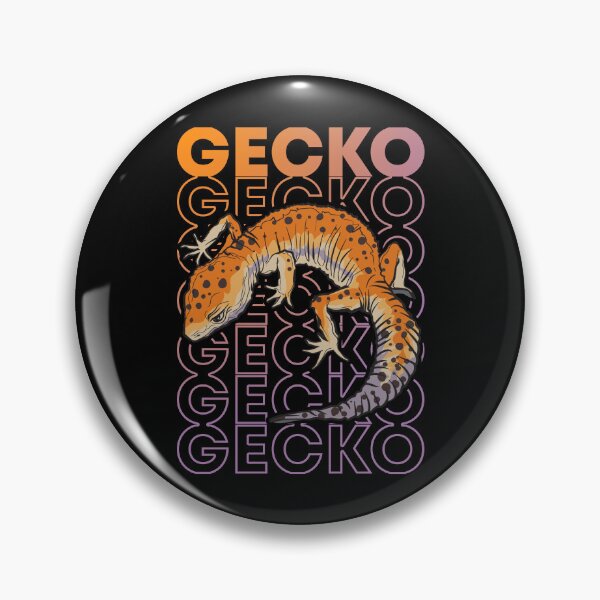 Artikelvorschau, Leopard Gecko Reptilienhalter Gecko im 80er-Jahre-Stil entworfen und verkauft von JRRTs.