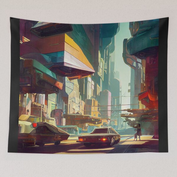 Item preview, Cyberpunk City Series designed and sold by VISIONARTIST.