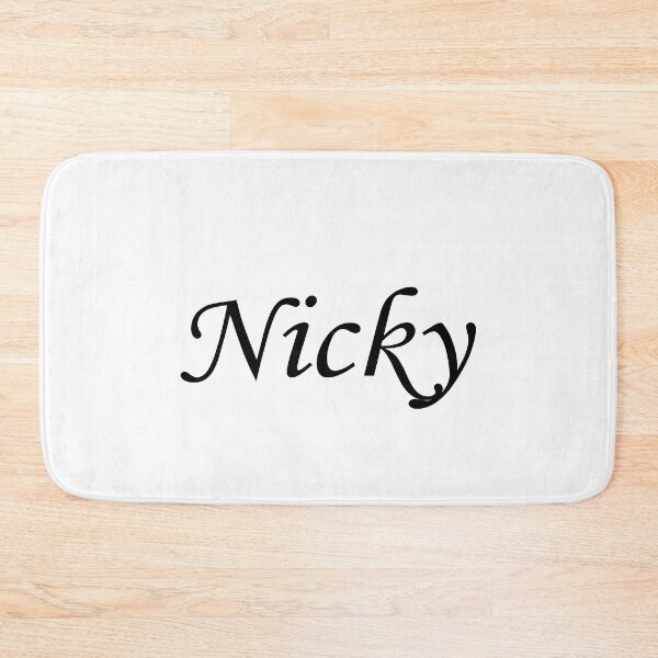 Item preview, Nicky - black name lettering text - 1022 designed and sold by PrettyDesserted.