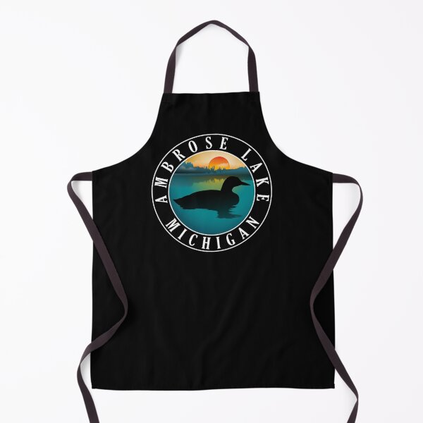 Item preview, Ambrose Lake Loon Michigan Sunset designed and sold by BirdsEyeWorks.