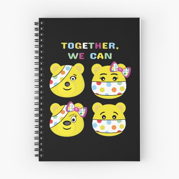 Item preview, Pudsey bear face Stickers - 2022 - Together we can designed and sold by bluehatgraphics.