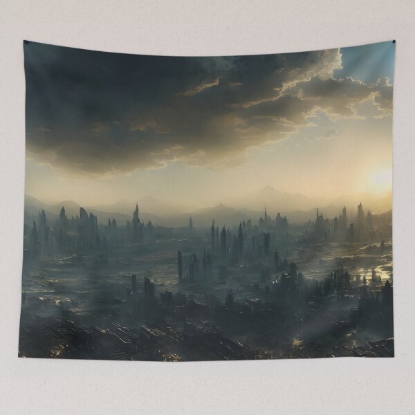 Item preview, Alian city wasteland designed and sold by Binary-Ko.