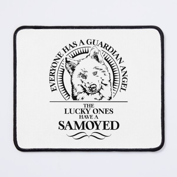Item preview, Samoyed Guardian Angel Dog Saying designed and sold by dogarts.
