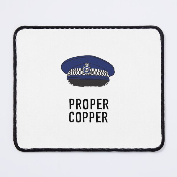 Item preview, Proper Copper - UK Male Policeman's Flat Cap designed and sold by NigelSutherland.