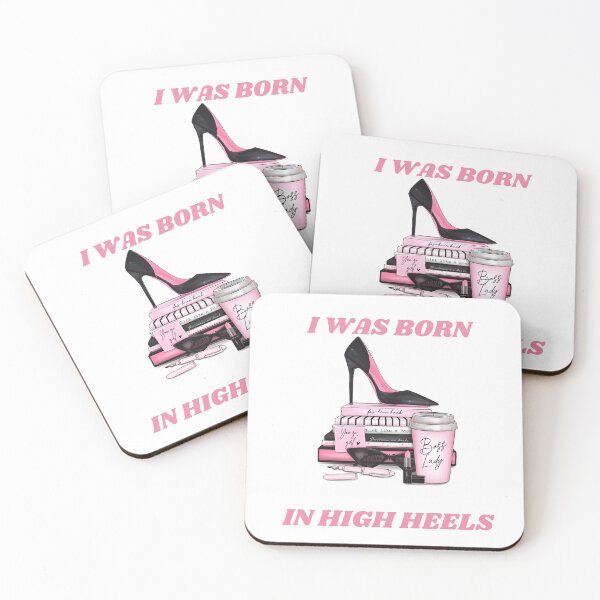 Item preview, I Was Born In High Heels Women Decoration designed and sold by netdota.