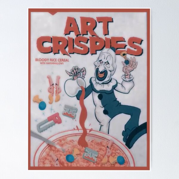 Item preview, Art Crispies Terrifier 2 designed and sold by Lick Deeznuts.