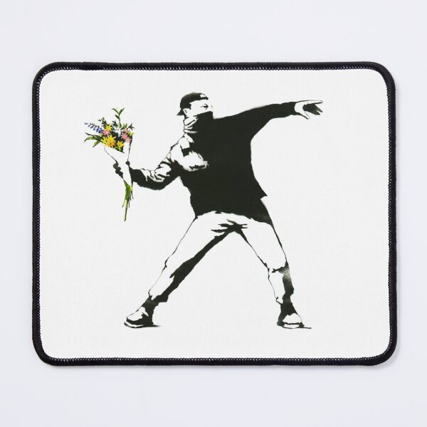 Item preview, Banksy Flower Chucker Thrower Rage art designed and sold by Excellionas.
