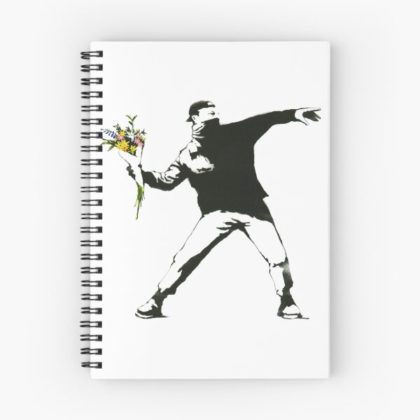 Item preview, Banksy Flower Chucker Thrower Rage art designed and sold by Excellionas.