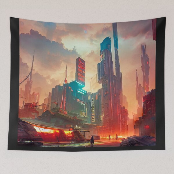 Item preview, Cyberpunk City Series designed and sold by VISIONARTIST.