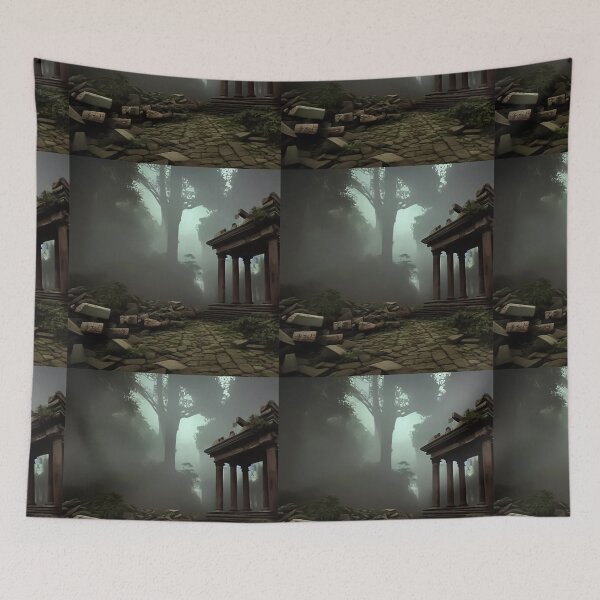 Item preview, Dark Ruins | Moonlight Scene designed and sold by LenaKiagia.
