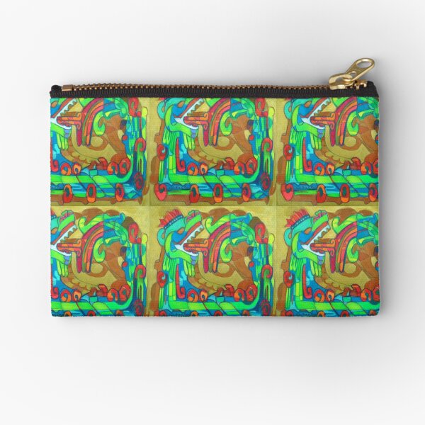 Xiuhcoatl Zipper Pouch