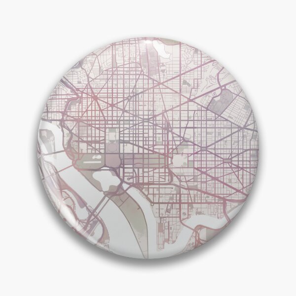 Item preview, Washingtone DC Map, Washingtone DC City designed and sold by TheRedFinch.