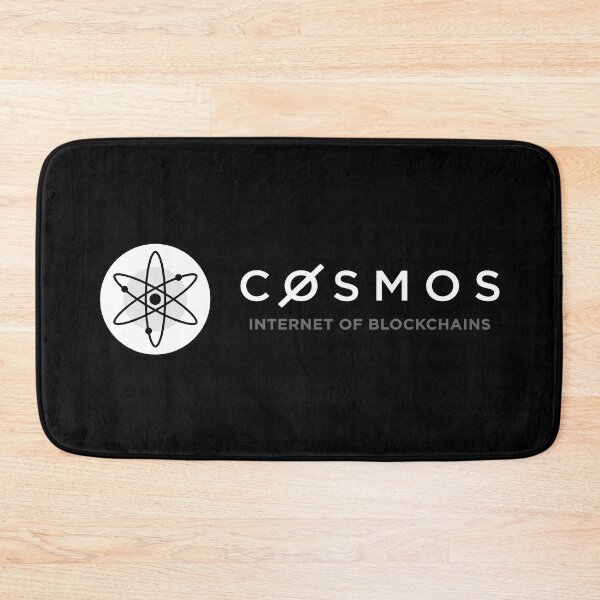 Item preview, Cosmos ATOM Crypto Altcoin - Clean Horizontal Logo Internet of Blockchains designed and sold by CryptoMoods.