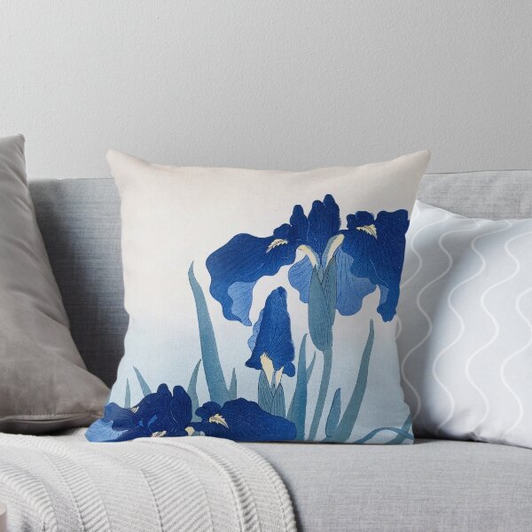 Item preview, Blue Iris Flowers Japanese Botanical designed and sold by livianasgifts.