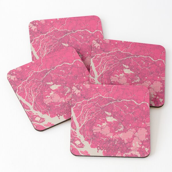 Item preview, Dongguan City Map of Guangdong, China - Blossom designed and sold by deMAP.