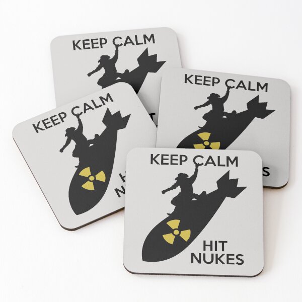 Item preview, Keep calm and hit nuke  designed and sold by yococo.