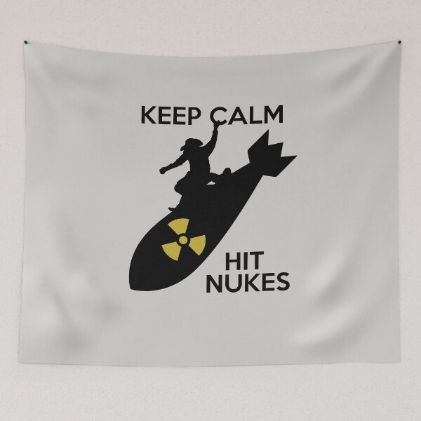 Item preview, Keep calm and hit nuke  designed and sold by yococo.