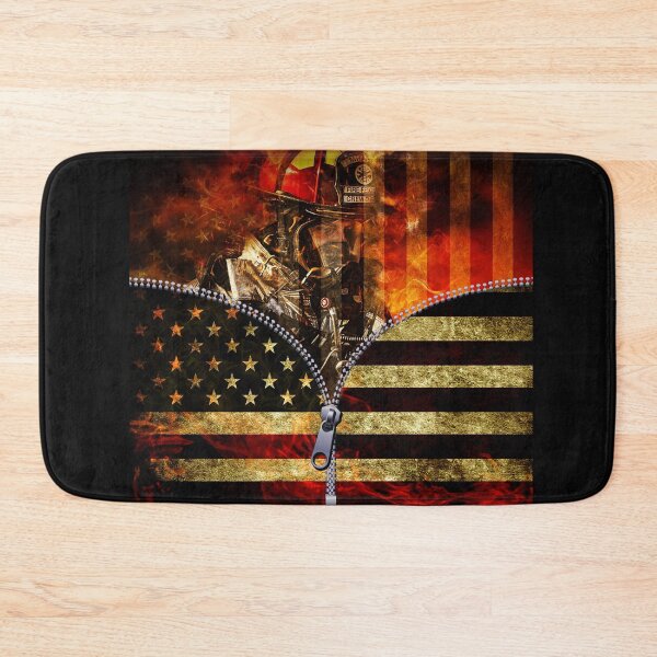 Item preview, Fire fighter patriotic theme designed and sold by HarriPaloma.