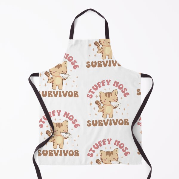 Item preview, Funny Stuffy Nose Survivor Cat Kitty Flu Cold Cat Lover designed and sold by Designer-Girl.