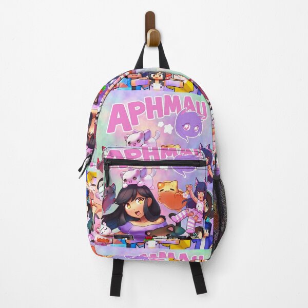 Girl's Aphmau Backpack Kids Aphmau All Over Print Large School Bag Ideal Present, Pink / No.5