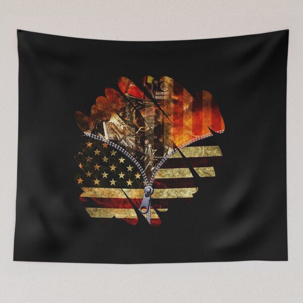 Item preview, American flag fire firefighter designed and sold by HarriPaloma.