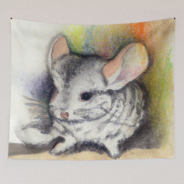Item preview, cute chinchilla 5 designed and sold by cutiepeupies.