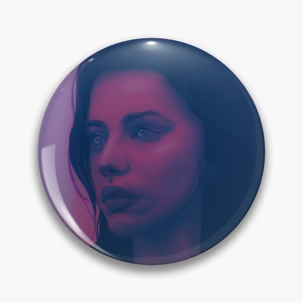 Item preview, Pink and blue woman portrait designed and sold by Ilemian.