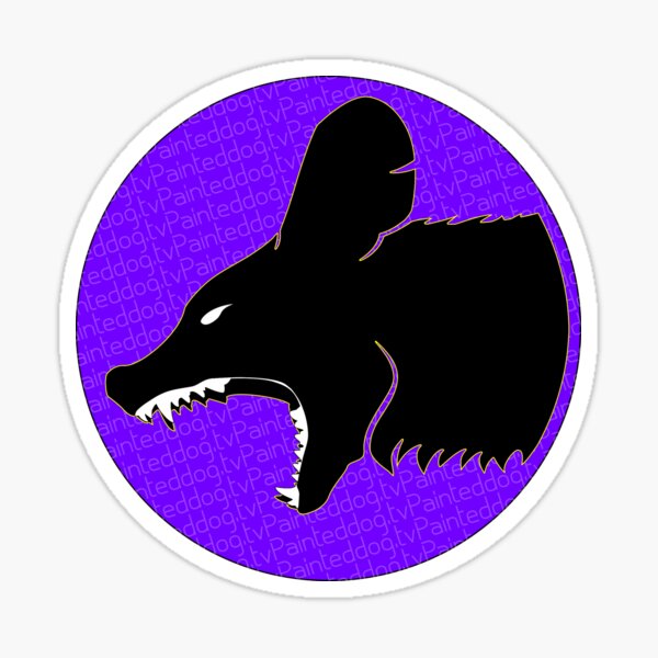 Wild Dog Hoo Call! (Purple) Sticker