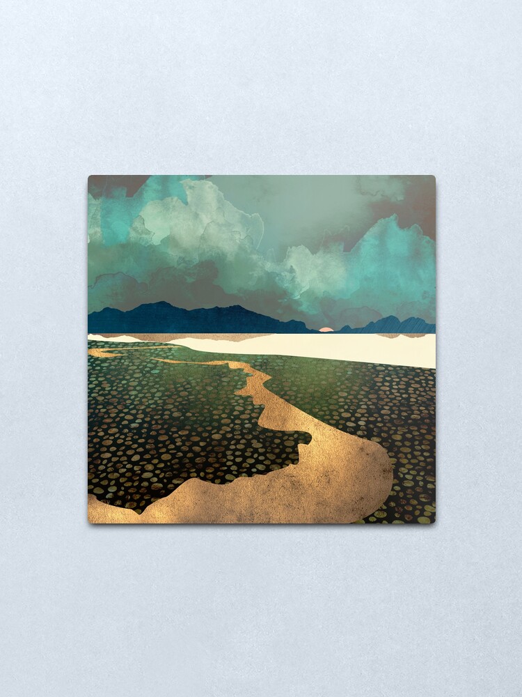 Alternate view of Distant Land Metal Print