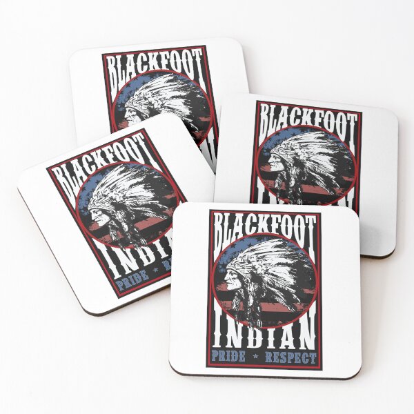 Item preview, Blackfoot Tribe Native Pride Respect American Indian US Flag  designed and sold by ClaireaHill.