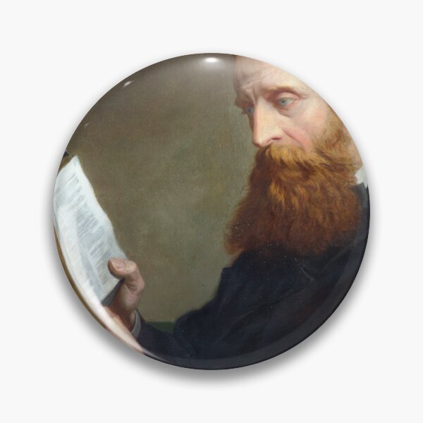 Artikelvorschau, Vintage painting of a man reading entworfen und verkauft von Vintage Designs +.