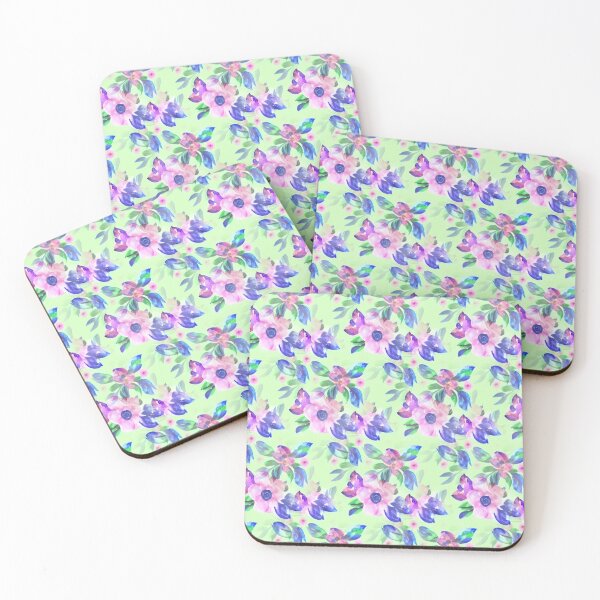 Item preview, Pastel floral abstract pattern designed and sold by Mirarima.